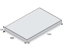 BEST GIGANTICKÁ Bílá 50/100cm velkoplošná dlažba METROPOL tl. 120mm BEST GIGANTICKÁ Bílá 50/100cm velkoplošná dlažba METROPOL tl. 120mm